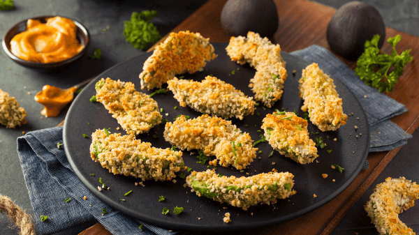 Fried Avocado - Sides to Serve with Tamales